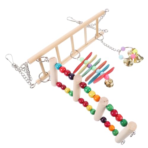 KOMBIUDA Vogel schaukel aus Holz Stabiles Sitzspielzeug für Kleine Papageien und Nymphensittiche Einfach Aufzuhängen Natürlicher Holzsitz für Vogelkäfig Geeignet als Zufällige Farbe KOMBIUDA Vogel schaukel aus Holz Stabiles Sitzspielzeug für Kleine Papageien und Nymphensittiche Einfach Aufzuhängen Natürlicher Holzsitz für Vogelkäfig Geeignet als Zufällige Farbe von KOMBIUDA