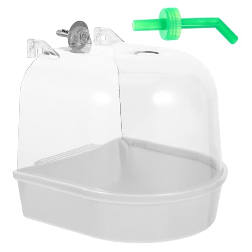 KOMBIUDA Vogelbadewanne für Käfige Praktische Wiederverwendbare Badewanne aus Langlebigem für Wellensittiche und Andere Vögel Auslaufsicheres Design für Spaß Beim Baden KOMBIUDA Vogelbadewanne für Käfige Praktische Wiederverwendbare Badewanne aus Langlebigem für Wellensittiche und Andere Vögel Auslaufsicheres Design für Spaß Beim Baden von KOMBIUDA