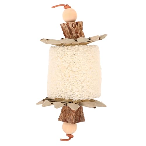 KOMBIUDA Vogelkauspielzeug aus Natürlichem Loofah und Palmenblatt Hängendes Kauspielzeug für Wellensittiche und Papageien Langlebiges Beißen und Schleifspielzeug für Käfige Fördert KOMBIUDA Vogelkauspielzeug aus Natürlichem Loofah und Palmenblatt Hängendes Kauspielzeug für Wellensittiche und Papageien Langlebiges Beißen und Schleifspielzeug für Käfige Fördert von KOMBIUDA