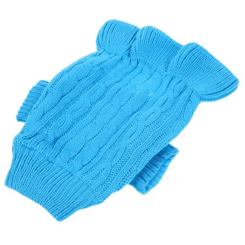 KOMBIUDA Warmer Rollkragen Hundepullover für Kleine Hunde Atmungsaktives Weiches Strickmaterial Angenehmer Stilvoller Welpen Pullover für Kalte Wintertage von KOMBIUDA