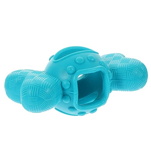 KOMBIUDA Wear Resistant Hundekauspielzeug mit Hohlem Design Interaktives Welpen Kauspielzeug als Sicherer Leckerlispender Fördert Gesunde Zähne und Stressabbau für Mittelgroße und Große von KOMBIUDA
