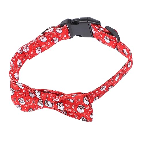 KOMBIUDA Weihnachts-Haustier-Bandana Halsband Für Hunde Welpenhalsband Dekoratives Haustierhalsband Verstellbares Hundehalsband Für Den Urlaub Entzückendes Süßes Kunststoff Draussen Zubehör von KOMBIUDA