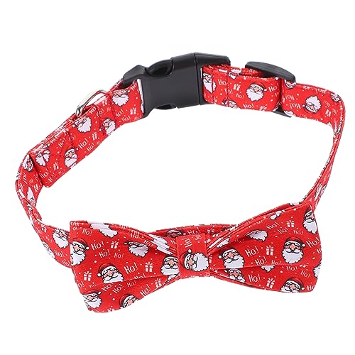KOMBIUDA Niedliches Katzenhalsband Mit Weihnachtsmann-Schleife Haustierhalsband Für Hunde Dekoratives Hundezubehör Verstellbares Katzenhalsband Für Den Täglichen Gebrauch KOMBIUDA Niedliches Katzenhalsband Mit Weihnachtsmann-Schleife Haustierhalsband Für Hunde Dekoratives Hundezubehör Verstellbares Katzenhalsband Für Den Täglichen Gebrauch von KOMBIUDA