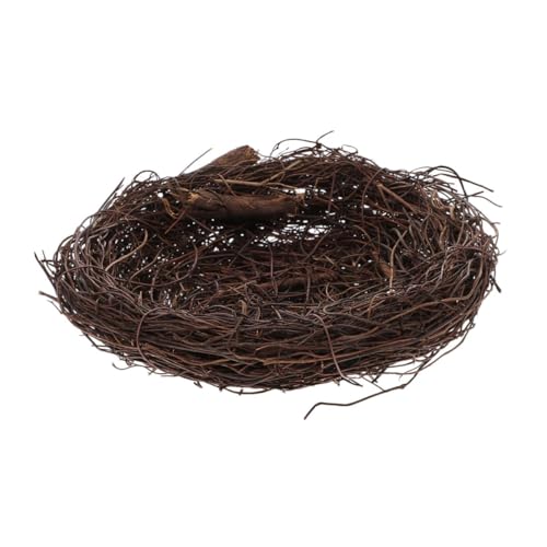 KOMBIUDA Wetterfester Rattan Vogel Nistplatz Geflochtenes Gartenvogelhaus Gemütliches Nistnest für Wellensittiche Dekoratives Outdoor Hängedekor für Garten und Baum KOMBIUDA Wetterfester Rattan Vogel Nistplatz Geflochtenes Gartenvogelhaus Gemütliches Nistnest für Wellensittiche Dekoratives Outdoor Hängedekor für Garten und Baum von KOMBIUDA
