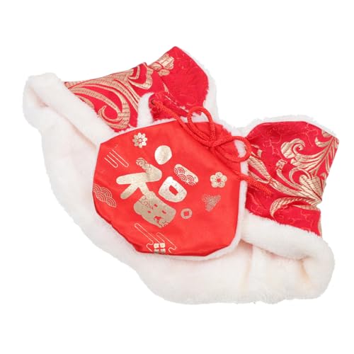 KOMBIUDA Winter Pet Cloak Year Kostüm für Hunde und Katzen Leichter Bequemer und Strapazierfähiger Umhang Einfach Anzuziehen Festliches Outfit für Neujahr und Feiertage KOMBIUDA Winter Pet Cloak Year Kostüm für Hunde und Katzen Leichter Bequemer und Strapazierfähiger Umhang Einfach Anzuziehen Festliches Outfit für Neujahr und Feiertage von KOMBIUDA