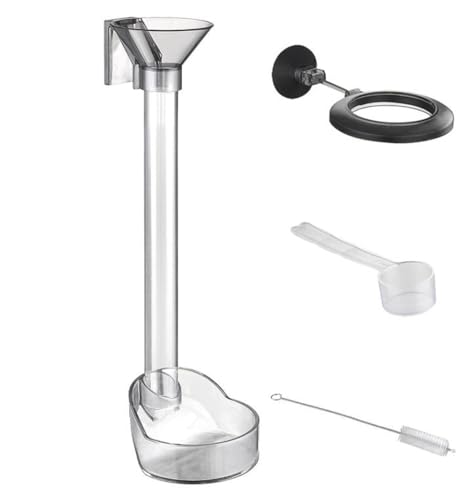 KOMUNJ Garnelenfütterungsröhre und -Schale Set, Aquarium Zubehoer mit Reinigungsbürste Köderlöffel Fischfutterspender KOMUNJ Garnelenfütterungsröhre und -Schale Set, Aquarium Zubehoer mit Reinigungsbürste Köderlöffel Fischfutterspender von KOMUNJ