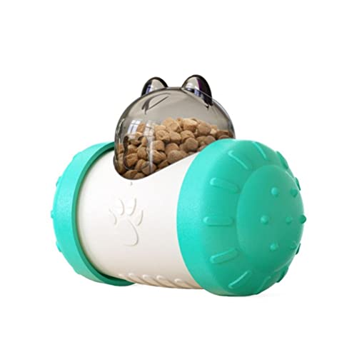 KOMUNJ Haustiere Leckerli Ball, Lernspielzeug für Hunde, Tumbler-Hundespielzeug, Wird verwendet, um die Intelligenz von Katzen und Hunden zu füttern und zu trainieren (Grün) von KOMUNJ