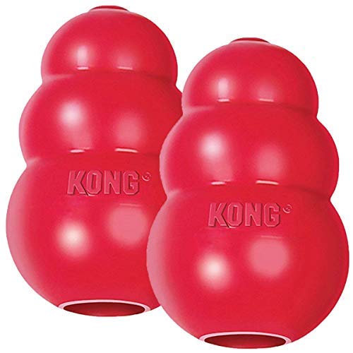 KONG Classic Hundespielzeug, 2 Pack, Größe L von KONG