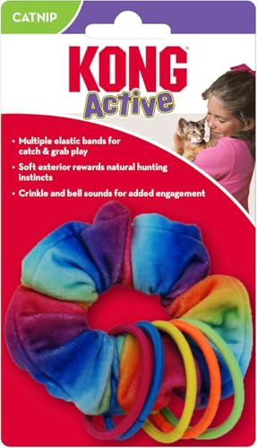 KONG Active Scrunchie mit Katzenminze Katzenspielzeug für alle Rassengrößen von KONG