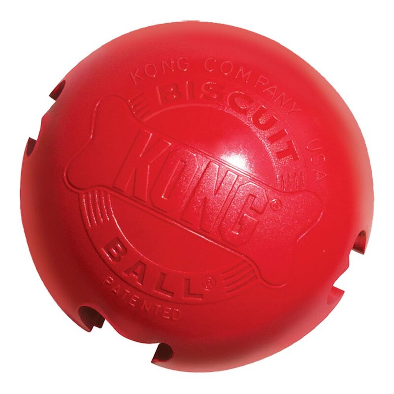 KONG Biscuit Ball � 7 cm, rot von KONG