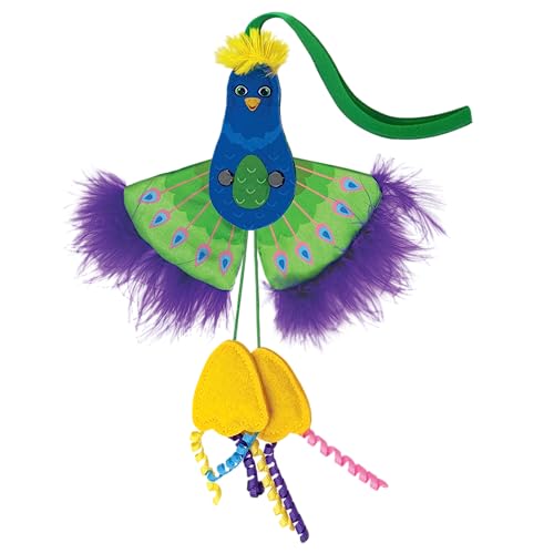 KONG Connects Peacock Interaktives Katzenspielzeug mit Federn und Katzenminze KONG Connects Peacock Interaktives Katzenspielzeug mit Federn und Katzenminze von KONG