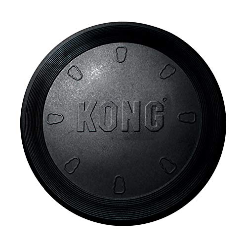 KONG – Extreme Flyer – Robuster, weicher Kautschuk für kräftiges Kauen, Schwarz – Große Hunde von KONG