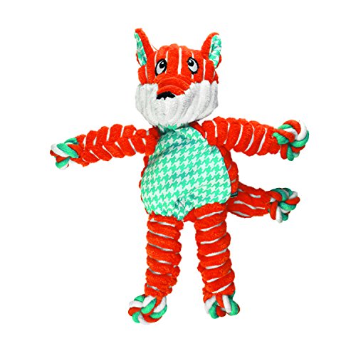 KONG – Floppy Knots Fox – Innere Geknotete Seile und Minimale Füllung für Weniger Unordnung – Für Kleine/Mittelgroße Hunde KONG – Floppy Knots Fox – Innere Geknotete Seile und Minimale Füllung für Weniger Unordnung – Für Kleine/Mittelgroße Hunde von KONG