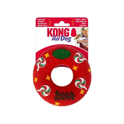 KONG Holiday Airdog Donut Red Medium KONG Holiday Airdog Donut Red Medium von KONG