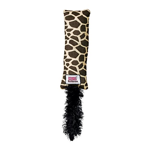 KONG – Kickeroo – Katzenspielzeug, Nordamerikanische Premium Katzenminze (Farbvariat.) – Giraffe Muster von KONG