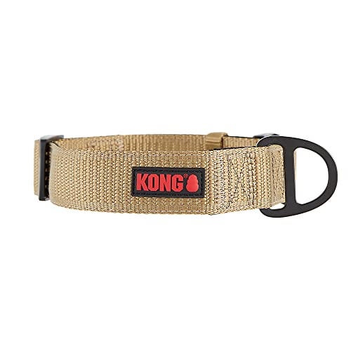 KONG Max HD Hundehalsband, Neopren, gepolstert, Größe XL, Hellbraun von KONG
