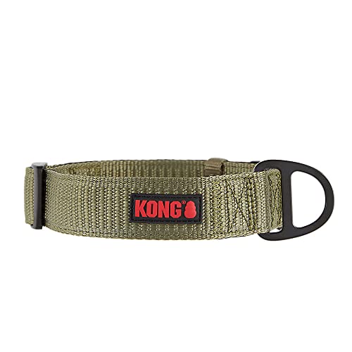 KONG Max HD Hundehalsband, ultra-strapazierfähig, gepolstert, Neopren, Größe XL, Grün von KONG