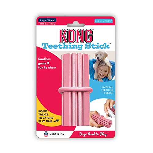 KONG PUPPY TEETHING STICK - Large, farblich sortiert von KONG