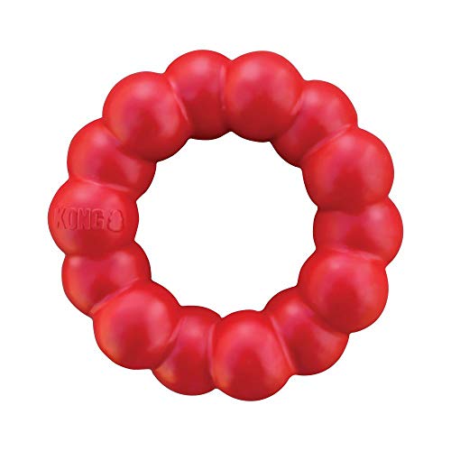 KONG Ring - Hundekauspielzeug - Unterstützt die Zahngesundheit des Hundes - Langlebiger Naturkautschuk - Für Mittelgroße/Große Hunde KONG Ring - Hundekauspielzeug - Unterstützt die Zahngesundheit des Hundes - Langlebiger Naturkautschuk - Für Mittelgroße/Große Hunde von KONG