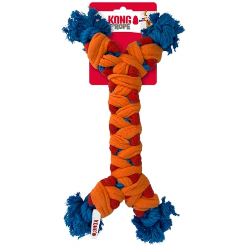 KONG Rope Rally Bone Hundespielzeug, mittelgroß von KONG