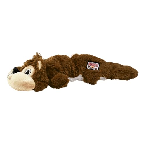 KONG – Scrunch Knots Raccoon – Innere Geknotete Seile und Minimale Füllung für Weniger Unordnung – Für Kleine/Mittelgroße Hunde, Medium Breeds von KONG