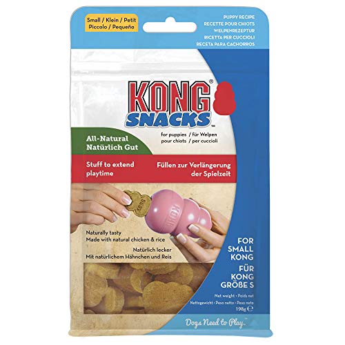 KONG – Snacks – Hundesnacks mit Natürlichen Zutaten (Ideal Kautschuk) – Welpenkekse – Für Kleine Hunde von KONG