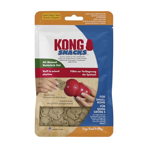 KONG Snacks - Natürliche Hundekekse - Mit Speck & Käse Geschmack - Für Kleine bis Mittelgroße KONG-Spielzeuge KONG Snacks - Natürliche Hundekekse - Mit Speck & Käse Geschmack - Für Kleine bis Mittelgroße KONG-Spielzeuge von KONG