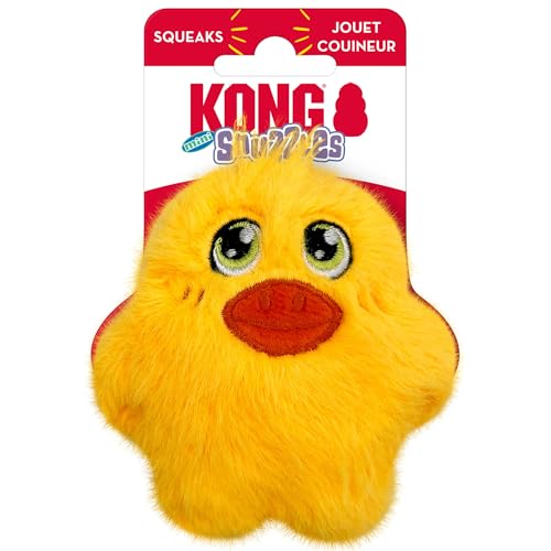 KONG Snuzzles Kiddos Mini-Hundespielzeug mit Quietschelement, Größe XS, Ente KONG Snuzzles Kiddos Mini-Hundespielzeug mit Quietschelement, Größe XS, Ente von KONG