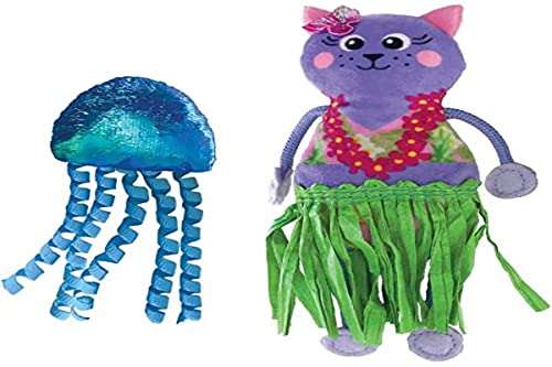 KONG Tropics Hula Katzenspielzeug, 2 Stück von KONG