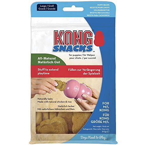 KONG Welpen-Snacks - Natürliche Hundekekse - Hühnerleber-Geschmack - Für Große KONG-Spielzeuge KONG Welpen-Snacks - Natürliche Hundekekse - Hühnerleber-Geschmack - Für Große KONG-Spielzeuge von KONG