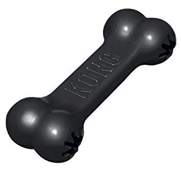 Kong Extreme schwarz Goodie Bone Hundespielzeug, schwarz von KONG