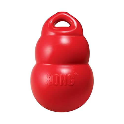 Kong HUNTER 61580 Hundespielzeug, Bounzer Medium, 15 x 10 x 10 cm, rot von KONG