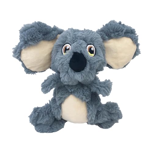 Kong Scrumplez koala pluche met piep grijs von KONG