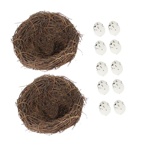 KONTONTY 1 Satz Simulationsornamente Frühlingsdeko Hochzeitsdeko Vogelnest Mit Eiermodell Vogelnest Dekoration Vogel-Ei- Vogelnest Mit Eiern Vogelnestschmuck Hölzern KONTONTY 1 Satz Simulationsornamente Frühlingsdeko Hochzeitsdeko Vogelnest Mit Eiermodell Vogelnest Dekoration Vogel-Ei- Vogelnest Mit Eiern Vogelnestschmuck Hölzern von KONTONTY