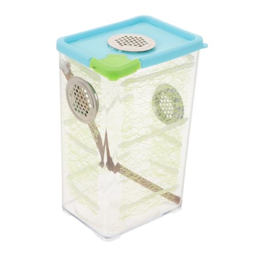 KONTONTY Satz Für Spinnen Reptilien-Terrarium Klare Futterbox Haushaltsreptilienkäfig Spinnenkäfig Transparente Klettertier-futterbox Reptilienzuchtbox KONTONTY Satz Für Spinnen Reptilien-Terrarium Klare Futterbox Haushaltsreptilienkäfig Spinnenkäfig Transparente Klettertier-futterbox Reptilienzuchtbox von KONTONTY