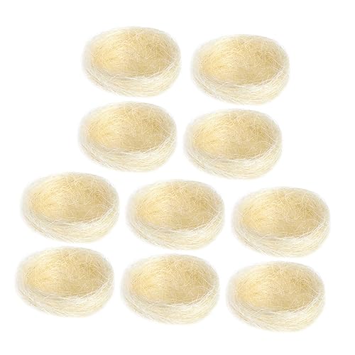 KONTONTY 10 Stück Simuliertes Vogelnest Simulation hängend Vogelhäuschen für den Garten Hochzeit Material weihachtsdeko weihnchtsdeko Vogelnest künstlicher Nestschmuck betäuben Weiß KONTONTY 10 Stück Simuliertes Vogelnest Simulation hängend Vogelhäuschen für den Garten Hochzeit Material weihachtsdeko weihnchtsdeko Vogelnest künstlicher Nestschmuck betäuben Weiß von KONTONTY