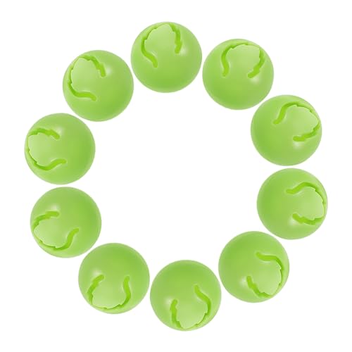 KONTONTY 10 Stück Spielzeugglocke Katzenspielzeug Häkelrassel-Set Katzenbälle Rasseleinsätze Für Gehäkeltes Haustierspielzeug Puppengeräuschemacher Spielzeugrasselteile Plastik Hellgrün KONTONTY 10 Stück Spielzeugglocke Katzenspielzeug Häkelrassel-Set Katzenbälle Rasseleinsätze Für Gehäkeltes Haustierspielzeug Puppengeräuschemacher Spielzeugrasselteile Plastik Hellgrün von KONTONTY