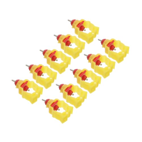 KONTONTY Automotive Geflügel Waterer Metall Huhn Feeder Düsen Huhn Wasser Feeder Keine Abfall Feeder Düse von KONTONTY