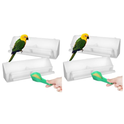 KONTONTY 2 Sets Papagei Feeder Tassen Set Vogel Käfig Schüssel Feeder Haustier Vogel Zubehör Wasser Spender KONTONTY 2 Sets Papagei Feeder Tassen Set Vogel Käfig Schüssel Feeder Haustier Vogel Zubehör Wasser Spender von KONTONTY