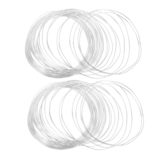 KONTONTY 2 Stück Aluminium Schmuckdraht 1 Mm X 10 M Biegbarer Draht Zum Perlenmodellieren Und Verpacken – Heimwerkerbedarf Für Floristen Und Künstler KONTONTY 2 Stück Aluminium Schmuckdraht 1 Mm X 10 M Biegbarer Draht Zum Perlenmodellieren Und Verpacken – Heimwerkerbedarf Für Floristen Und Künstler von KONTONTY