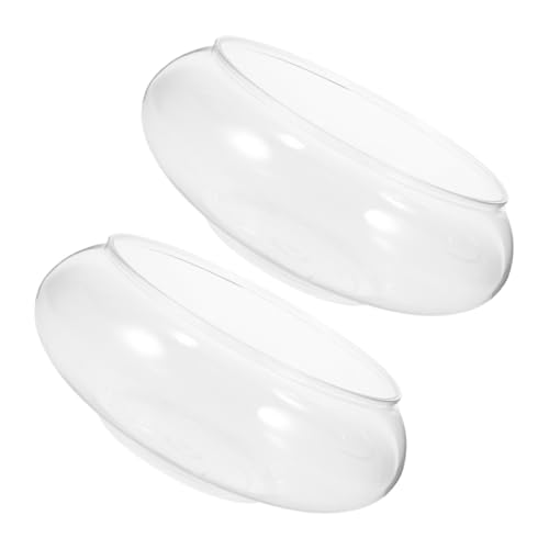 KONTONTY 2 Stück Kleine Fischtanks Durchsichtige Fischgläser Kugelfischglas Tischfischtank Dekoratives Fischtank Sauberes LED Mini Aquarium Runder Züchter Mit Kleinem KONTONTY 2 Stück Kleine Fischtanks Durchsichtige Fischgläser Kugelfischglas Tischfischtank Dekoratives Fischtank Sauberes LED Mini Aquarium Runder Züchter Mit Kleinem von KONTONTY
