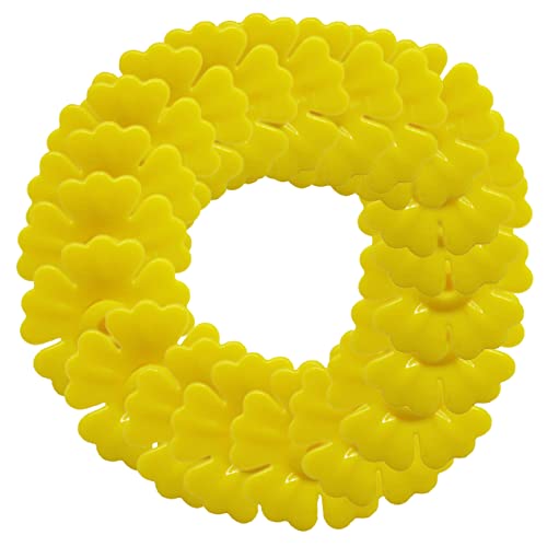 KONTONTY 20 Stück Vogelhäuschen Blumen Fütterungsöffnungen Blumenersatz Klein Gelbe Blumen Vogelhäuschen Für Draussen Fütterungsportteile Teile Für Kolibri-Feeder Ersatzteile Yellow Plastik von KONTONTY