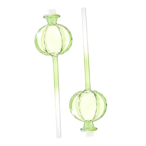 KONTONTY 2St -Blumenbewässerung Hydroponisches Anbausystem Bahnhof giesskanne gießkanne Gartenbewässerungskugel Gartenbewässerungsglobus Glas mit hohem Borosilikatgehalt Green von KONTONTY