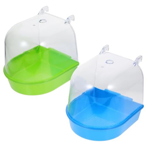 KONTONTY 2 Stücke Papagei Badewanne Vogel Badewanne Reinigung Zubehör Für Vögel/grün KONTONTY 2 Stücke Papagei Badewanne Vogel Badewanne Reinigung Zubehör Für Vögel/grün von KONTONTY