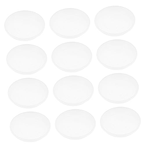 KONTONTY 30 Stück Teiliges Transparente Blumentopfuntersetzer Wasserschalen für Pflanzkübel zum Halten von Wasser und Verschmutzung Für Innen und Außenbereich und Praktisch von KONTONTY