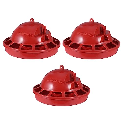 KONTONTY 3Stücke Automatischer Hühnertränker Wasserspender für Küken und Gänse Selbstnachfüllender Trinkbecher für Geflügel Langlebig und Praktisch KONTONTY 3Stücke Automatischer Hühnertränker Wasserspender für Küken und Gänse Selbstnachfüllender Trinkbecher für Geflügel Langlebig und Praktisch von KONTONTY