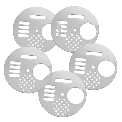 KONTONTY 5 Stück Bienenstock Tür imkereibedarf imkerbedarf honigbiene Bienenstock Ausrüstung Tor halten Multifunktions-Bienenstockbeatmungsgerät Imkerei Ausrüstung Rostfreier Stahl Silver KONTONTY 5 Stück Bienenstock Tür imkereibedarf imkerbedarf honigbiene Bienenstock Ausrüstung Tor halten Multifunktions-Bienenstockbeatmungsgerät Imkerei Ausrüstung Rostfreier Stahl Silver von KONTONTY