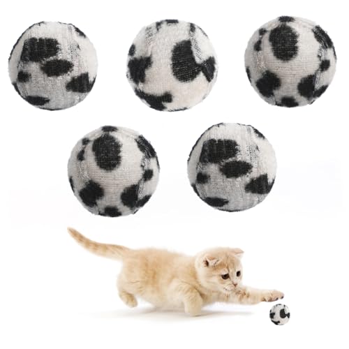 KONTONTY 5 Stück Katzenfangbälle Süßes Katzenspielzeug Farbige Flauschige Kätzchenbälle Eingewickelt Verrücktes Katzenspielzeug Interaktiver Ball Katzenballspielzeug Kuscheltier KONTONTY 5 Stück Katzenfangbälle Süßes Katzenspielzeug Farbige Flauschige Kätzchenbälle Eingewickelt Verrücktes Katzenspielzeug Interaktiver Ball Katzenballspielzeug Kuscheltier von KONTONTY