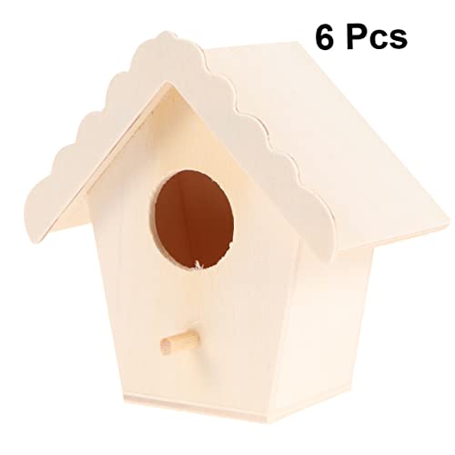 KONTONTY Vogelhaus Bastelset Vogelbox Bausatz Unvollendete Simulation Vogelkäfig Holzhaus Pädagogisches Kinder Bastelspielzeug KONTONTY Vogelhaus Bastelset Vogelbox Bausatz Unvollendete Simulation Vogelkäfig Holzhaus Pädagogisches Kinder Bastelspielzeug von KONTONTY