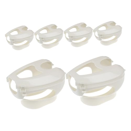 KONTONTY 6stücke Taubenfixierer Aus Tauben-injektionshalter Und Tauben-futterhalter Feste Taubenhalterung Für Junge Vögel Vogel-montagehalterung Aus Pp-Material Sicher Und Langlebig von KONTONTY